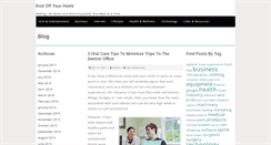 Desktop Screenshot of kickoffyourheels.com